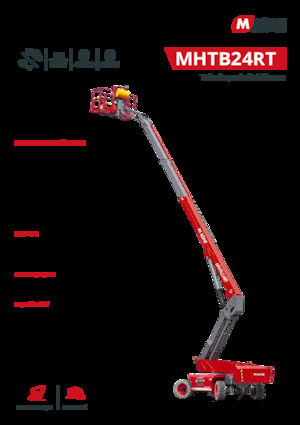 Plataformas telescópicas de ruedas MAGNI MHTB24RT