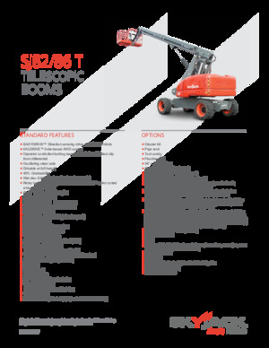 Plataformas telescópicas de ruedas Skyjack SJ 86 T