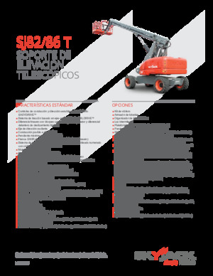 Plataformas telescópicas de ruedas Skyjack SJ 86 T
