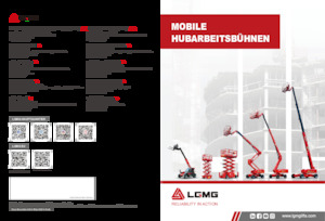 Plataformas telescópicas de ruedas LGMG  T18JE-2