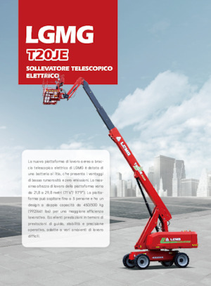 Plataformas telescópicas de ruedas LGMG  T20JE
