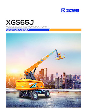 Plataformas telescópicas de ruedas XCMG XGS65J