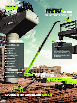 Plataformas telescópicas de ruedas Zoomlion ZT58J
