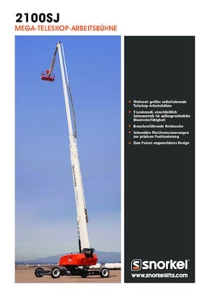 Plataformas telescópicas de ruedas Snorkel 2100SJ
