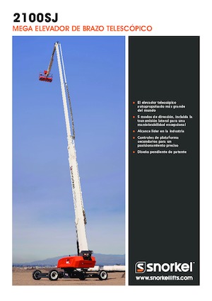 Plataformas telescópicas de ruedas Snorkel 2100SJ