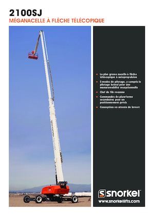 Plataformas telescópicas de ruedas Snorkel 2100SJ
