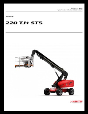Plataformas telescópicas de ruedas Manitou 220 TJ+ ST5