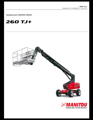 Plataformas telescópicas de ruedas Manitou 260 TJ+ ST3A