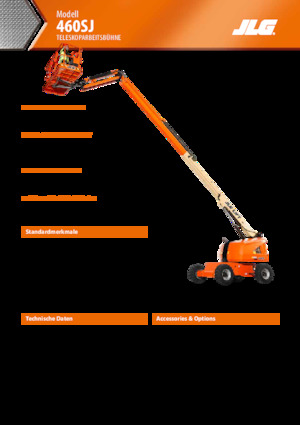 Plataformas telescópicas de ruedas JLG 460SJ