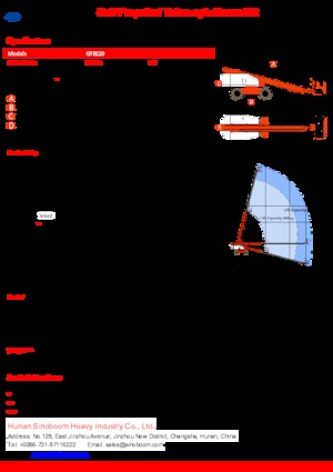 Plataformas telescópicas de ruedas Sinoboom GTBZ20
