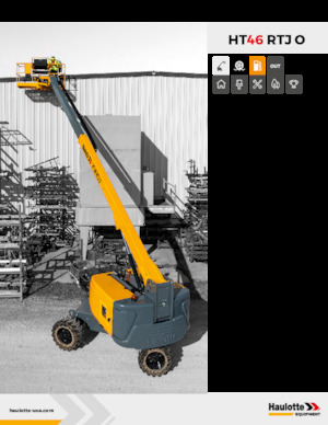 Plataformas telescópicas de ruedas Haulotte HT46 RTJ O