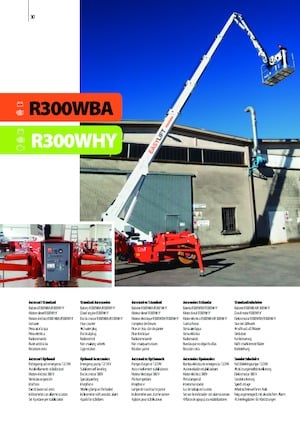 Plataformas telescópicas de ruedas Easy Lift R300WHY 