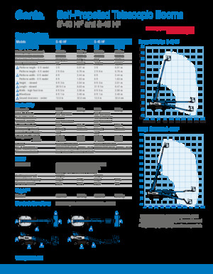 Plataformas telescópicas de ruedas Genie S-45 HF
