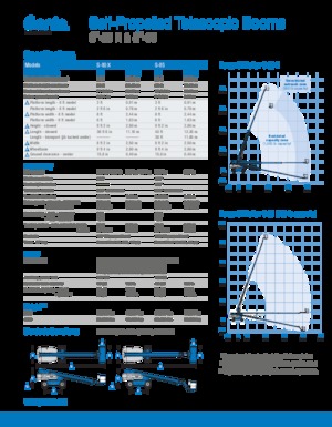 Plataformas telescópicas de ruedas Genie S-80X
