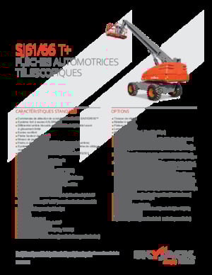 Plataformas telescópicas de ruedas Skyjack SJ 66 T+