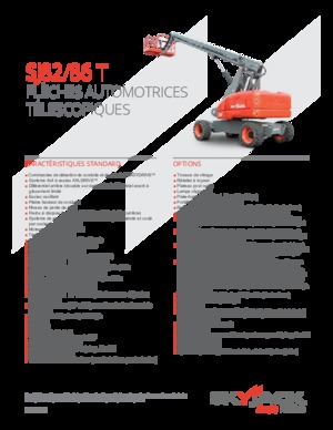 Plataformas telescópicas de ruedas Skyjack SJ 82 T