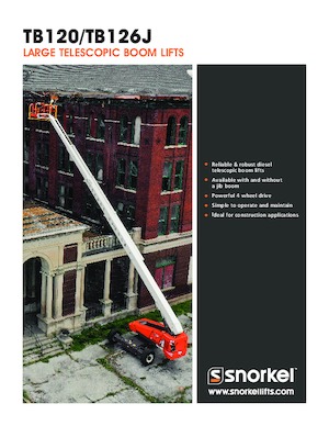 Plataformas telescópicas de ruedas Snorkel TB126J