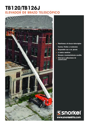 Plataformas telescópicas de ruedas Snorkel TB126J