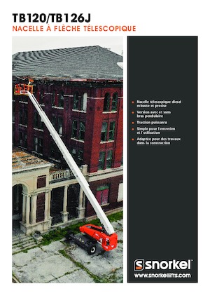 Plataformas telescópicas de ruedas Snorkel TB126J