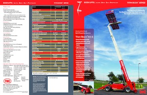 Plataformas telescópicas de ruedas MEC TITAN BOOM 60-S