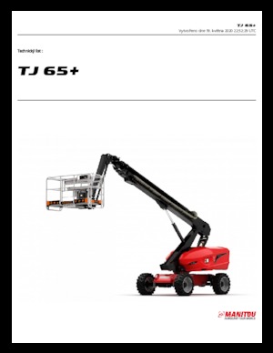 Plataformas telescópicas de ruedas Manitou TJ 65+