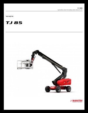 Plataformas telescópicas de ruedas Manitou TJ 85