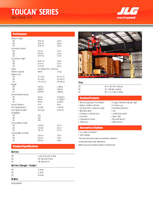Plataformas verticales JLG 20E