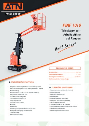 Plataformas verticales ATN PIAF 1010
