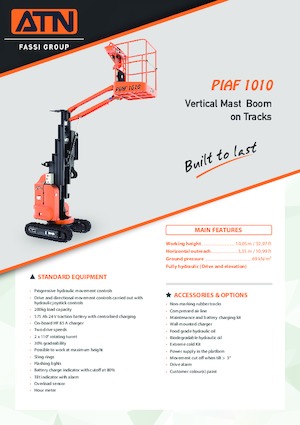 Plataformas verticales ATN PIAF 1010