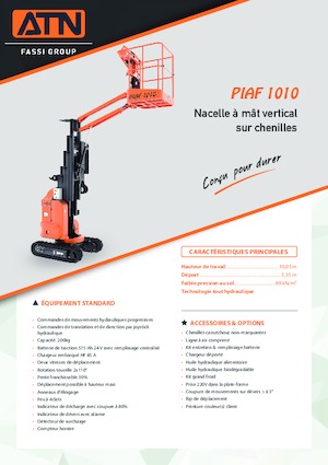 Plataformas verticales ATN PIAF 1010