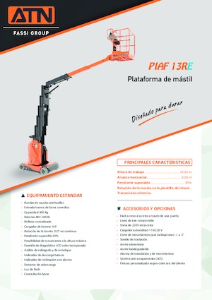 Plataformas verticales ATN PIAF 13RE
