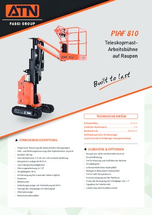 Plataformas verticales ATN Piaf 810