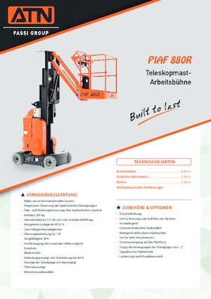 Plataformas verticales ATN PIAF 880R