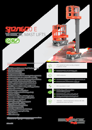 Plataformas verticales Skyjack SJ 12 E