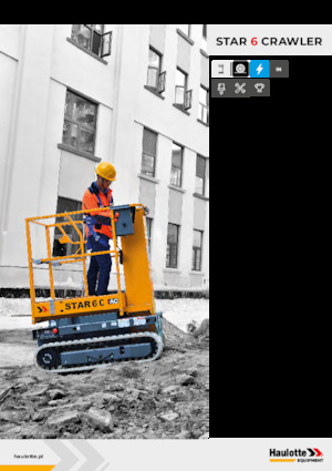Plataformas verticales Haulotte Star 6 Crawler