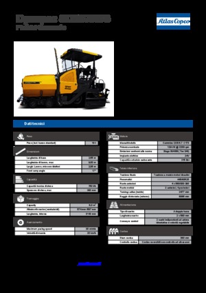 Extendedoras asfálticas  de ruedas Dynapac SD 2500 WS