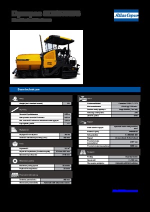 Extendedoras asfálticas  de ruedas Dynapac SD 2500 WS