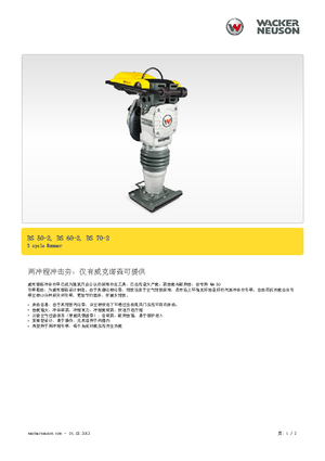 Apisonadores a gasolina y diesel Wacker BS 60-2, 11