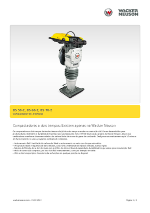 Apisonadores a gasolina y diesel Wacker BS 60-2, 11