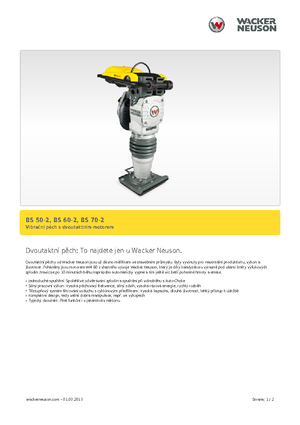 Apisonadores a gasolina y diesel Wacker BS 60-2, 11