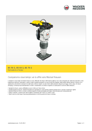 Apisonadores a gasolina y diesel Wacker BS 60-2, 11