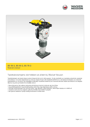 Apisonadores a gasolina y diesel Wacker Neuson BS60-2 11