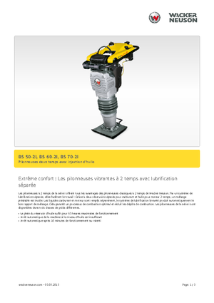 Apisonadores a gasolina y diesel Wacker BS 70-2i 11