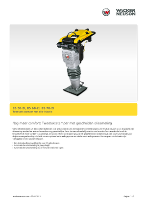 Apisonadores a gasolina y diesel Wacker BS 60-2i 11