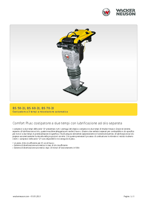Apisonadores a gasolina y diesel Wacker BS 70-2i 11