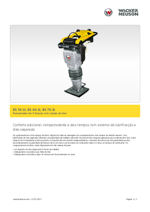 Apisonadores a gasolina y diesel Wacker BS 70-2i 11