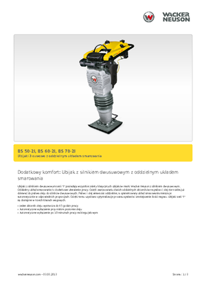 Apisonadores a gasolina y diesel Wacker BS 70-2i 11