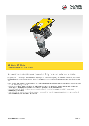 Apisonadores a gasolina y diesel Wacker Neuson BS 60-4 As 11