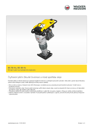 Apisonadores a gasolina y diesel Wacker Neuson BS 60-4 As 11