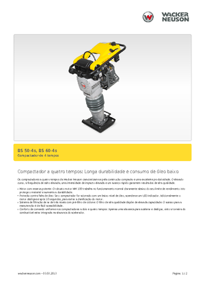 Apisonadores a gasolina y diesel Wacker Neuson BS 60-4 As 11
